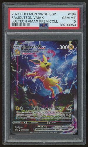 2021 Pokemon Jolteon VMAX Premium Collection Full Art Promo