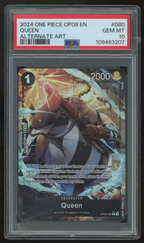 2024 One Piece Queen OP08 Alt Art #080 PSA 10 - Legends Fan Shop