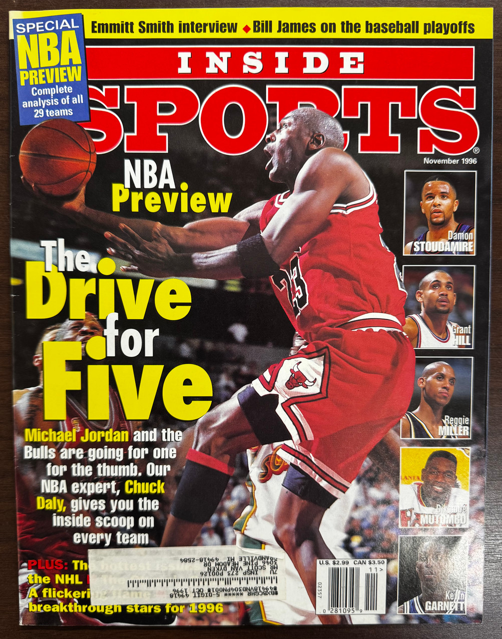 Lot of 4 1990s Michael Jordan Magazines - Sports Illustrated