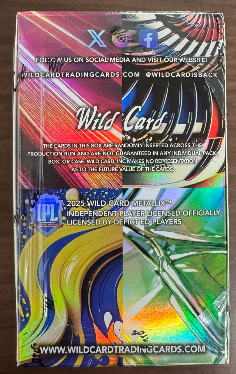 USA カードボックスセット 2025 Wild Card Metallix Pro-Look Football Hobby Box | eBay