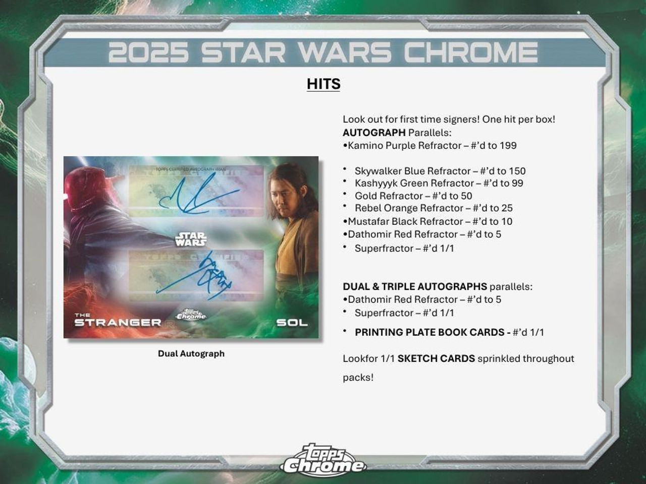 2025 Topps Star Wars Chrome Hobby Box | eBay