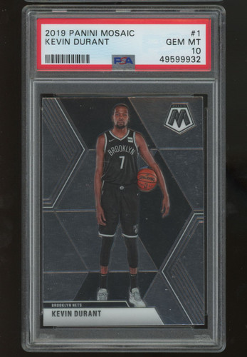 2019/20 Mosaic Kevin Durant #1 PSA 10 - Legends Fan Shop