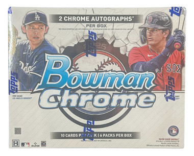 2025 Bowman Chrome Baseball Hobby Box - Legends Fan Shop