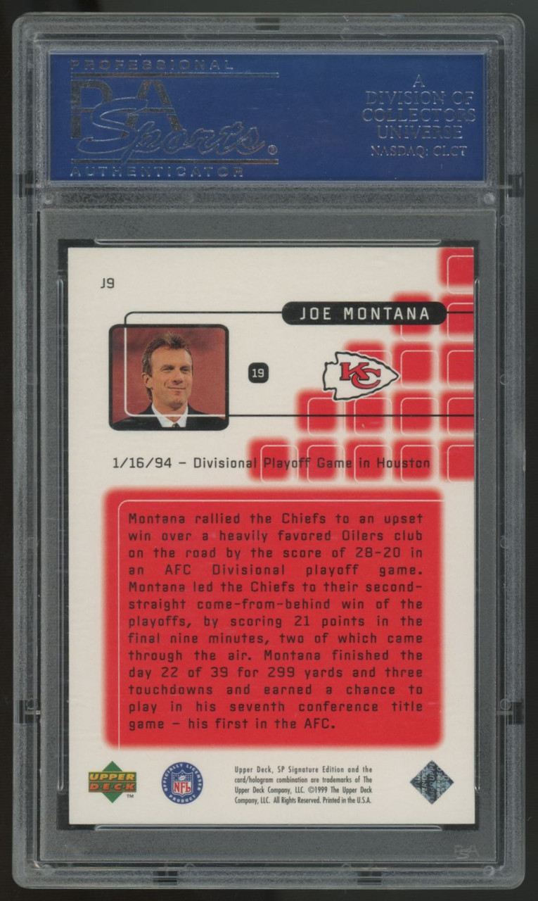 その他 Joe Montana Auto psa9 その他 Joe Montana Auto psa9 その他 Joe Montana Auto psa9 その他