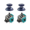 2x Alps OEM Thumbstick Module wit Caps for Xbox Series X/S Controllers.