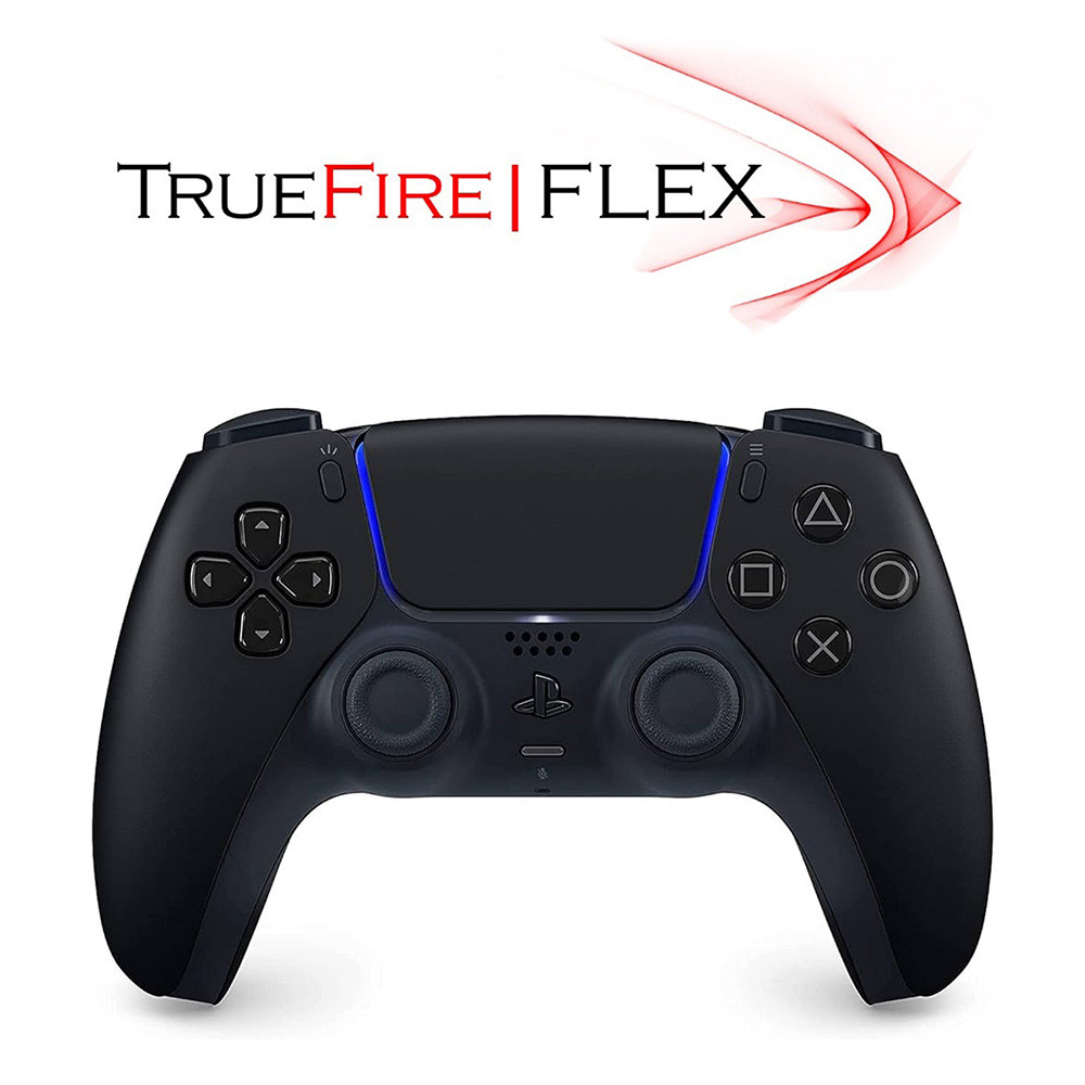 Black Silent Modz Rapid Fire Modded Controller For Sony PlayStation 5 PS5