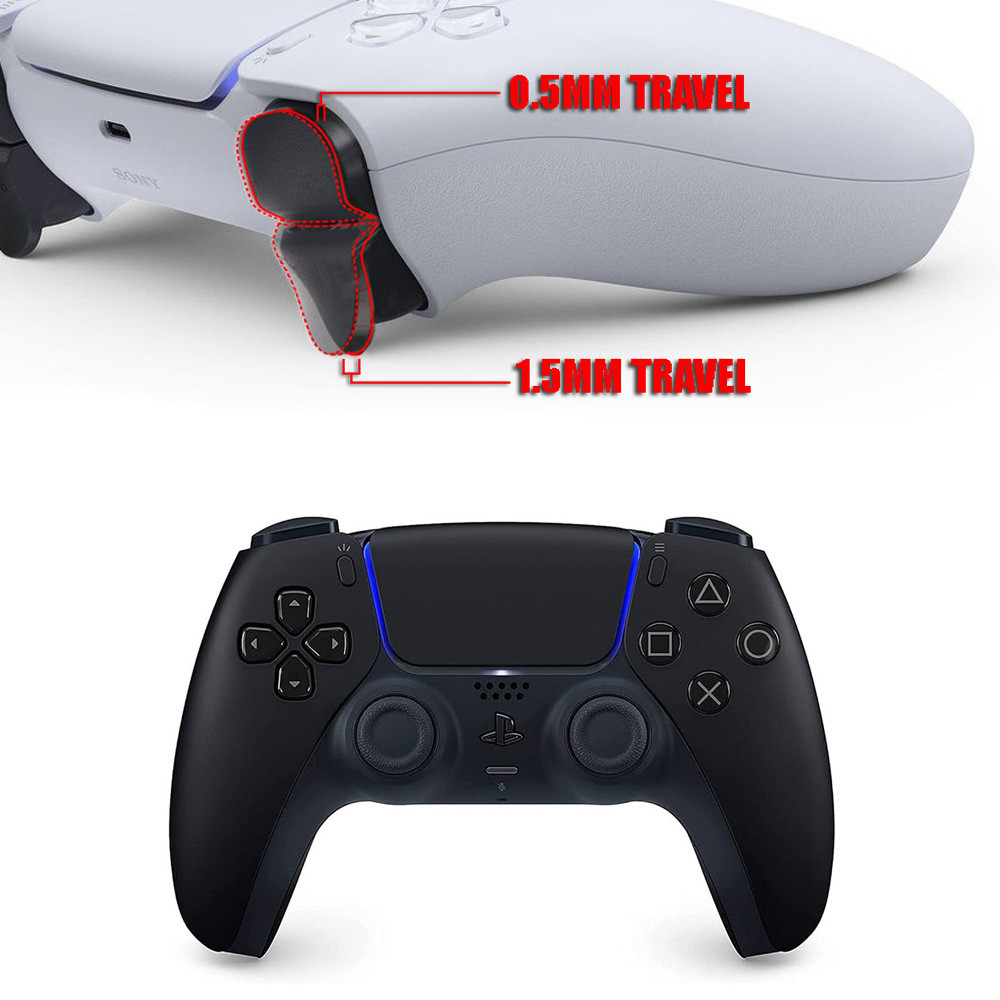 PS5 Smart Trigger Modded Controller - Black