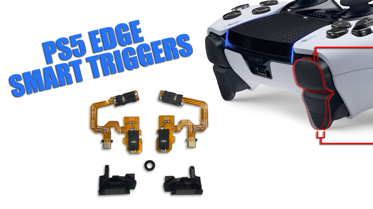 PS5 EDGE Smart Triggers PRO V1.1 - OMRON D2LS-11 Mouse Click controller