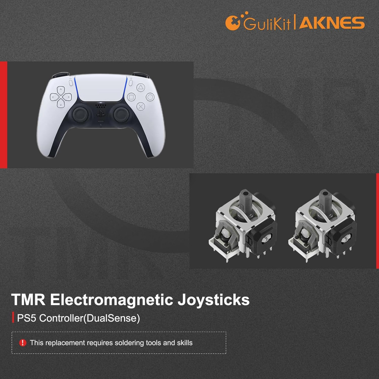 Gulikit NS51 TMR Thumbstick Modules for PS5 Dualsense and Edge (Pair)