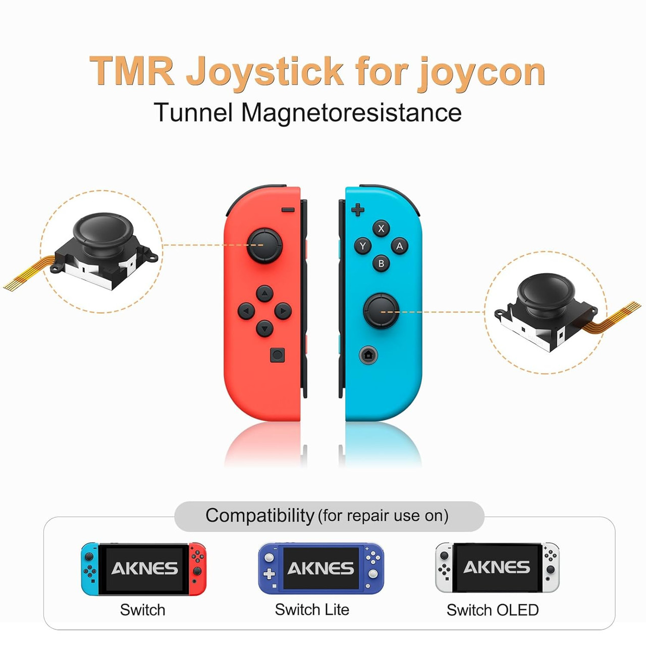 AKNES HallPi TMR Thumbstick Modules for Nintendo Switch JoyCon AKNES HallPi TMR Thumbstick Modules for Nintendo Switch JoyCon