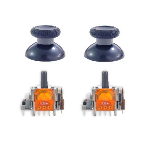 K-Silver JS13 PRO+ (plus) TMR Thumbstick Modules with Caps for