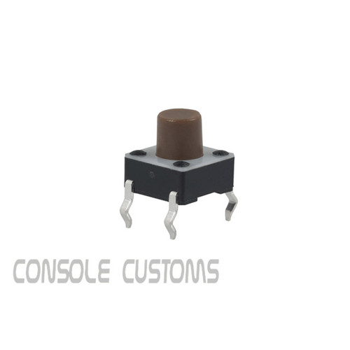 6x6x7mm Tactile switch (brown stem)