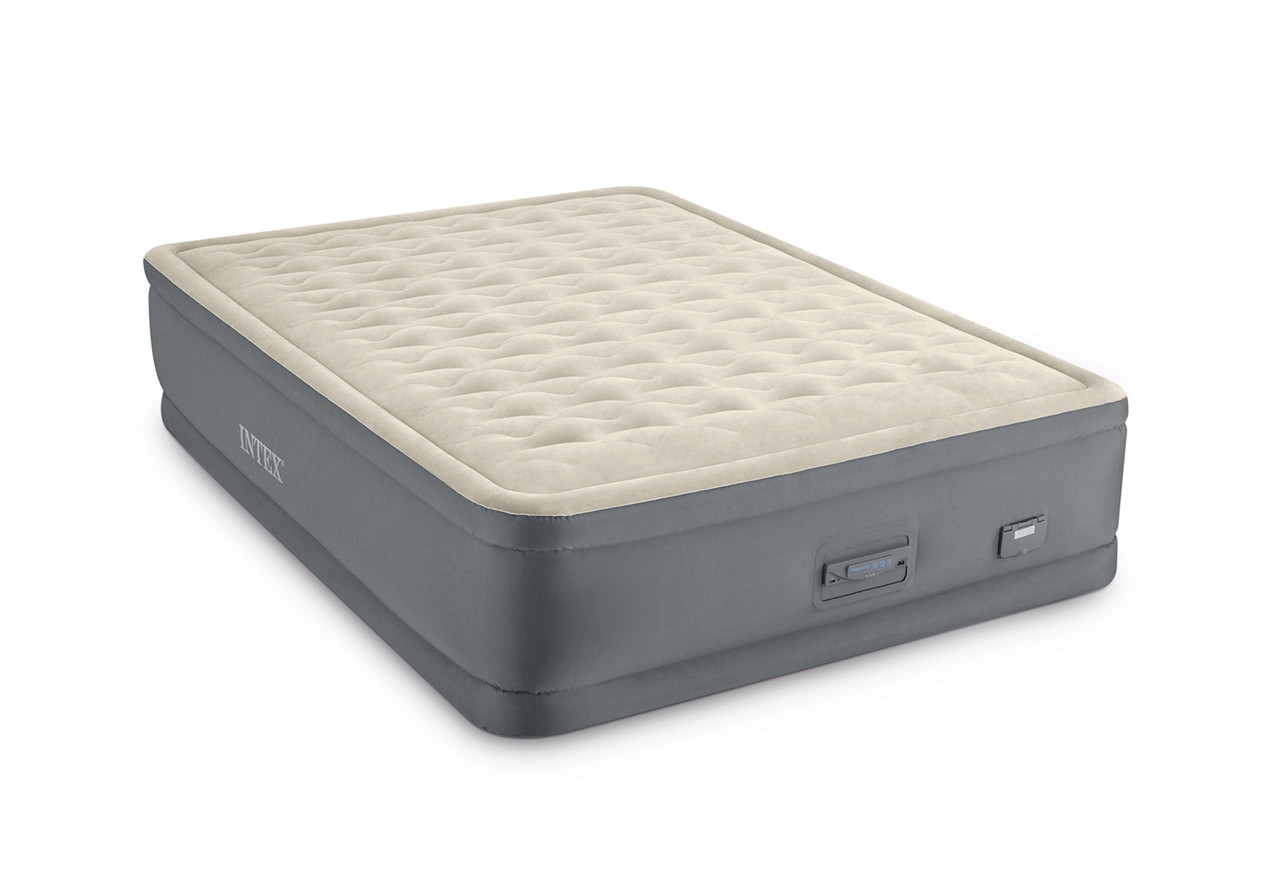 INTEX 18in Queen DuraBeam Premaire II Elevated Inflatable Air Mattress