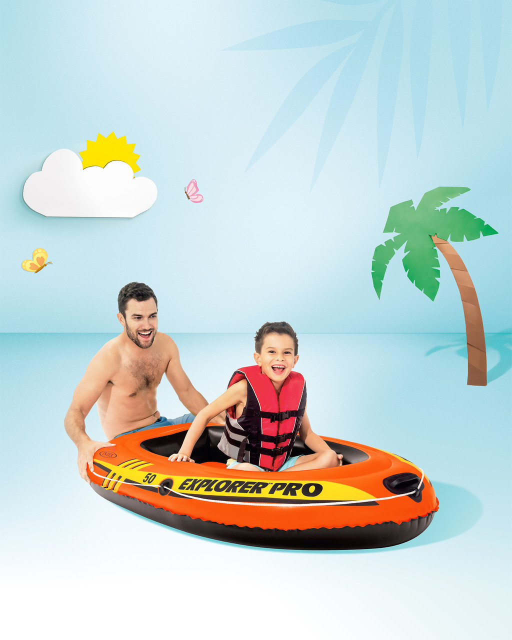 Bateau gonflable 1 place Intex Explorer 100 Pro