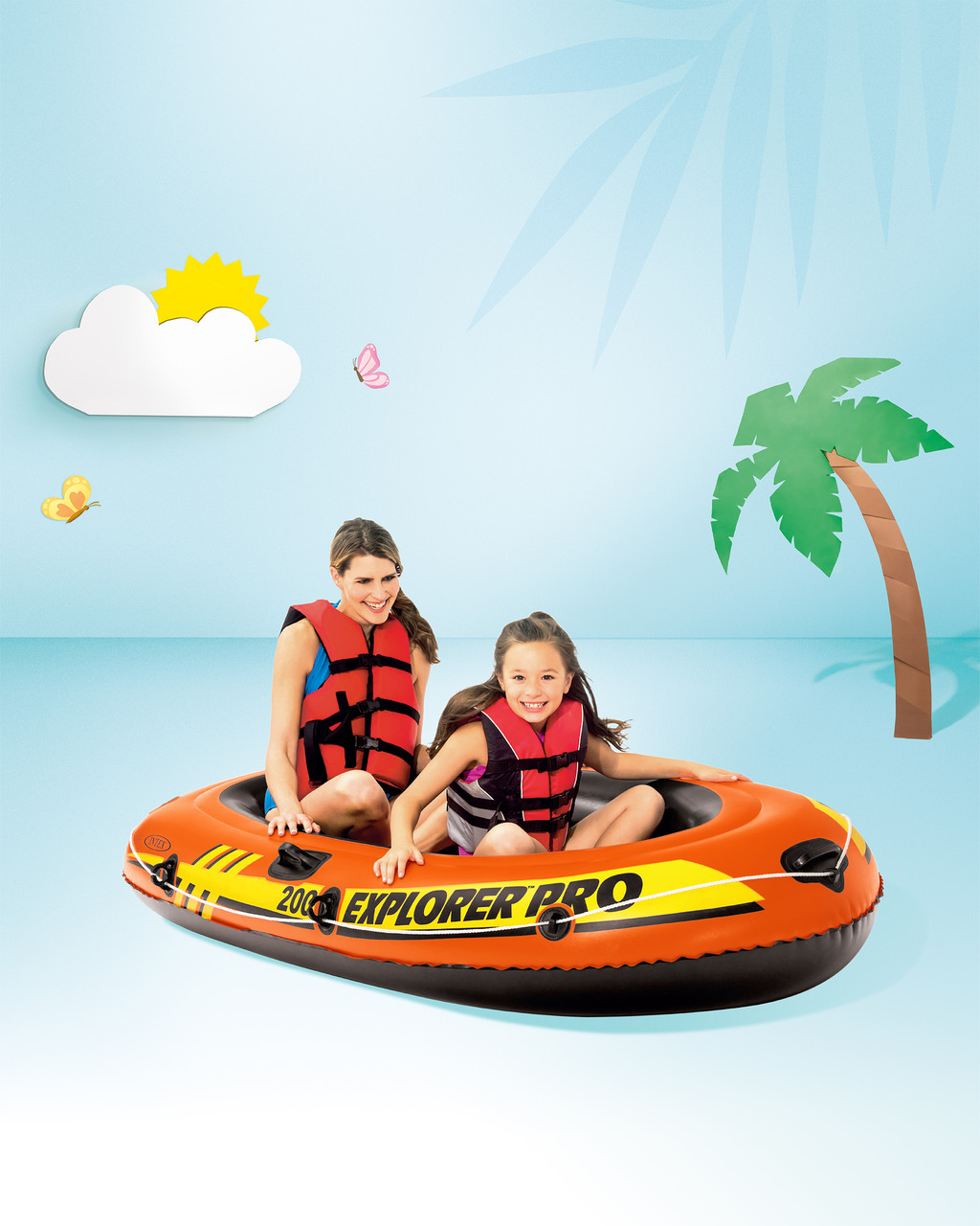 INTEX 2 Person Explorer™ Pro 200 Inflatable Boat