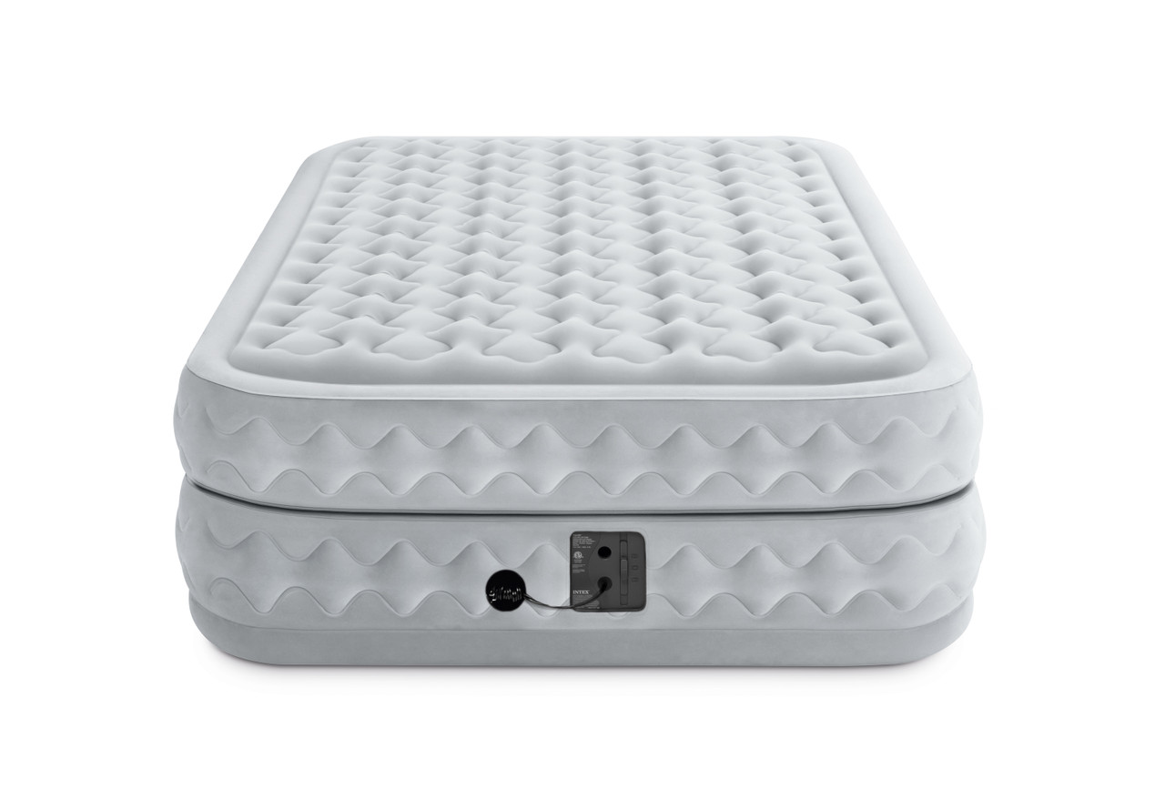 intex queen 10 durabeam deluxe airbed mattress queen