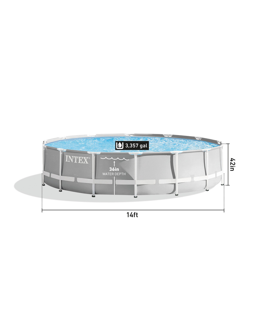 Piscina Intex 14.614 litros - pyregalos - ID 759313