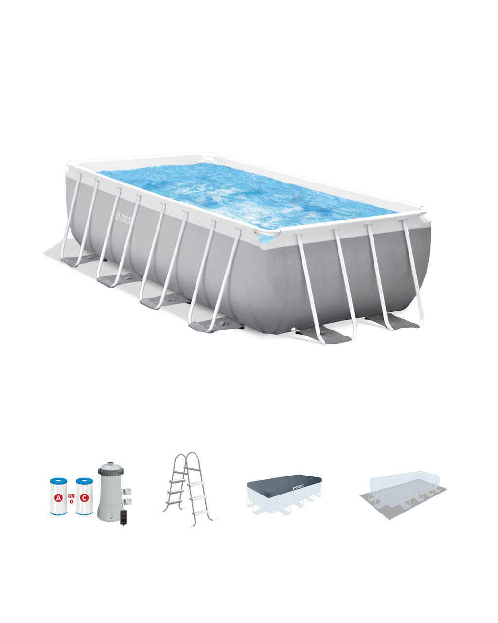 INTEX Metal Frame 8' x 20 Above Ground Pool