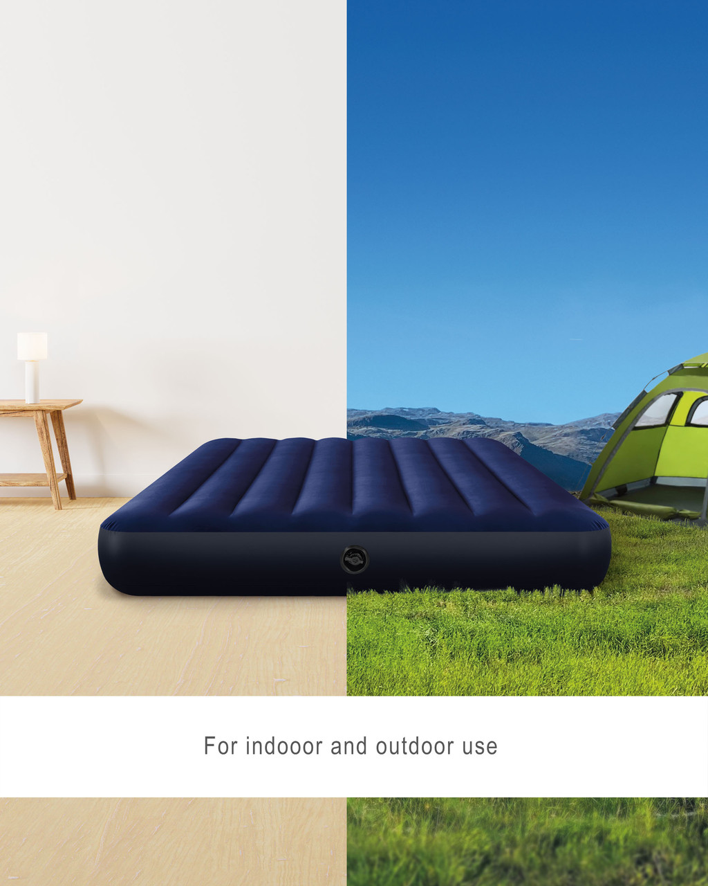 INTEX Dura-Beam® Standard Classic Downy Air Mattress 8.75 Twin