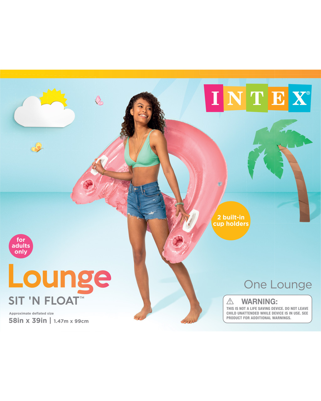 INTEX Sit 'N Float Inflatable Pool Chair