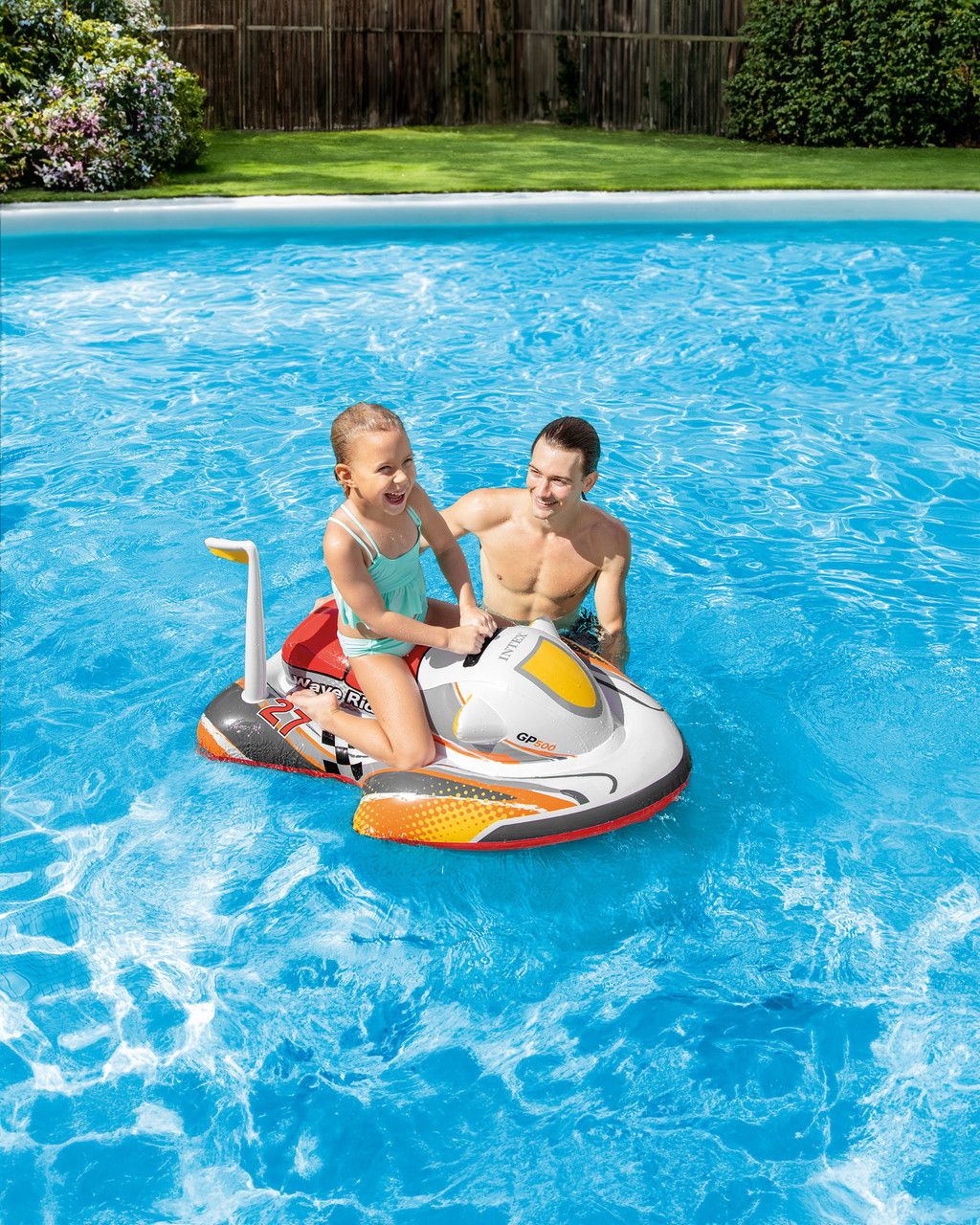 INTEX Wave Rider Ride-On Inflatable Pool Float
