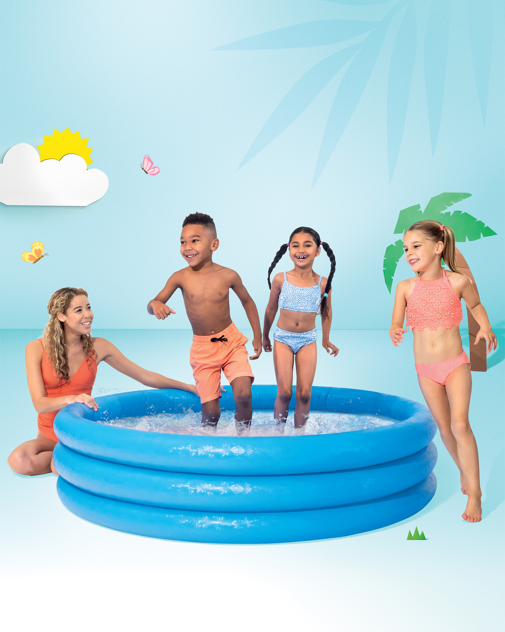 INTEX Crystal Blue Inflatable Pool - 66