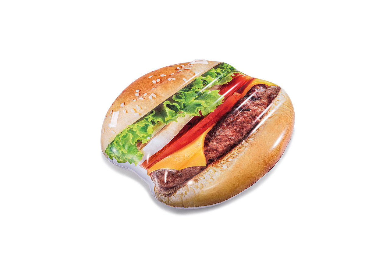 Juicy Hamburger Inflatable Pool Island Float