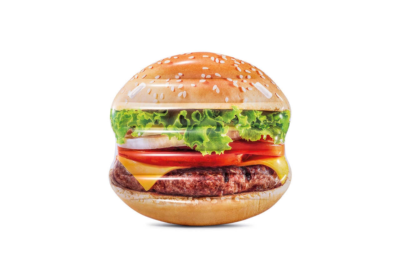 Juicy Hamburger Inflatable Pool Island Float