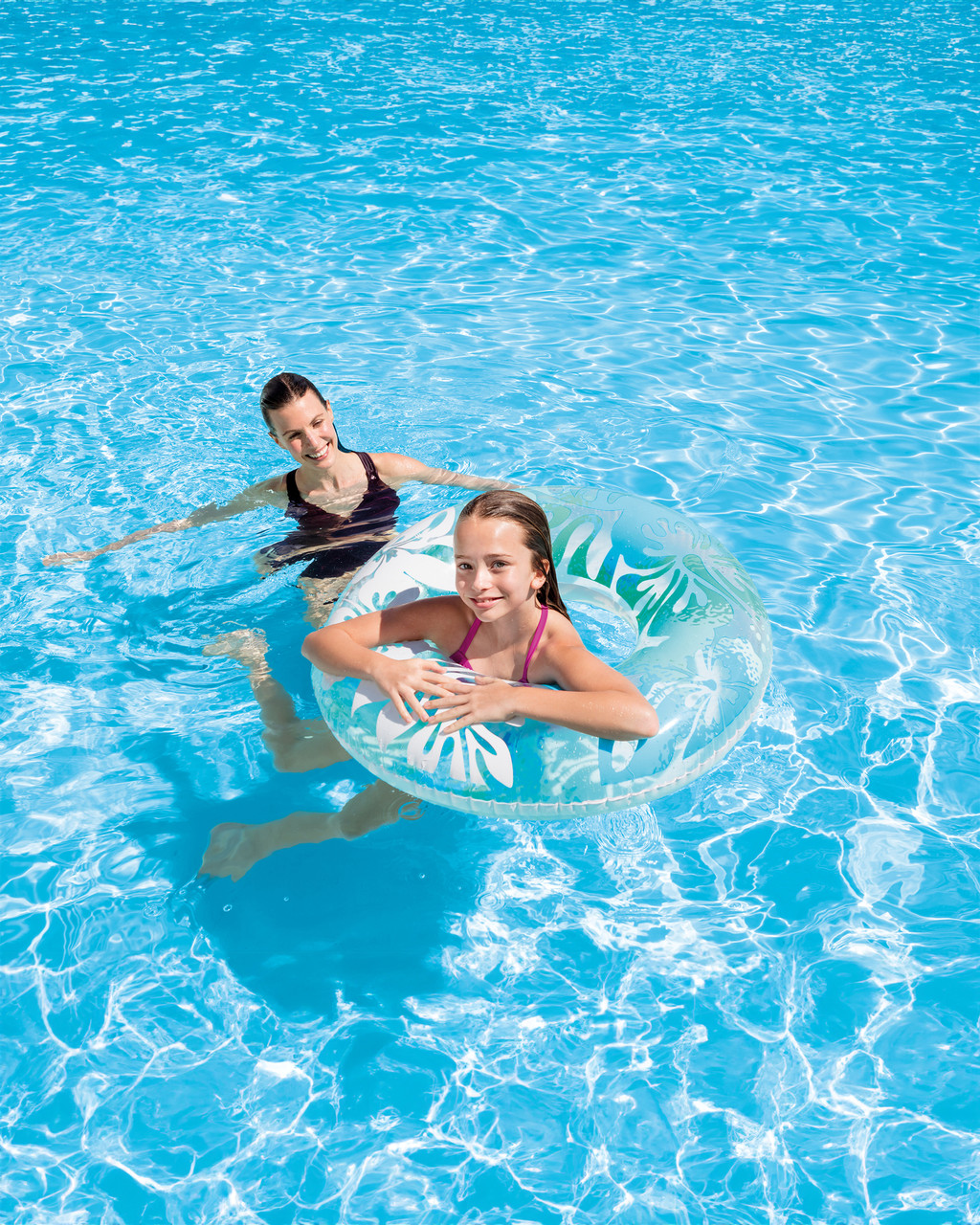 INTEX Clear Tropical Color Inflatable Pool Swim Tubes