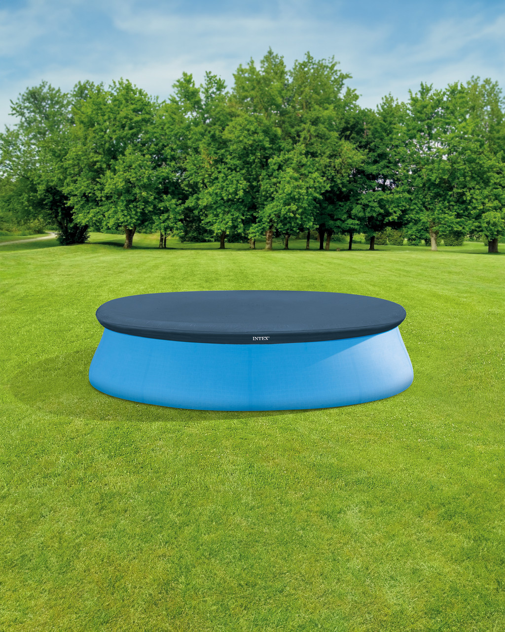 Round Pool Solar Cover 10 ft for Easy Set and Frame Pools Dust