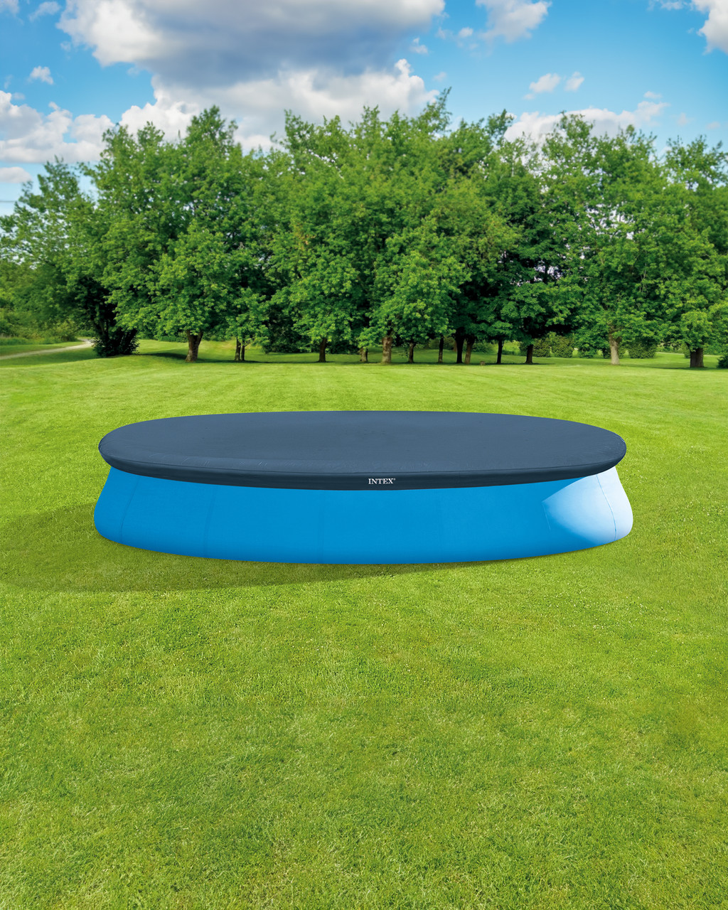 INTEX Pool Cover for 15ft Easy Set Above Ground Swimming Pools