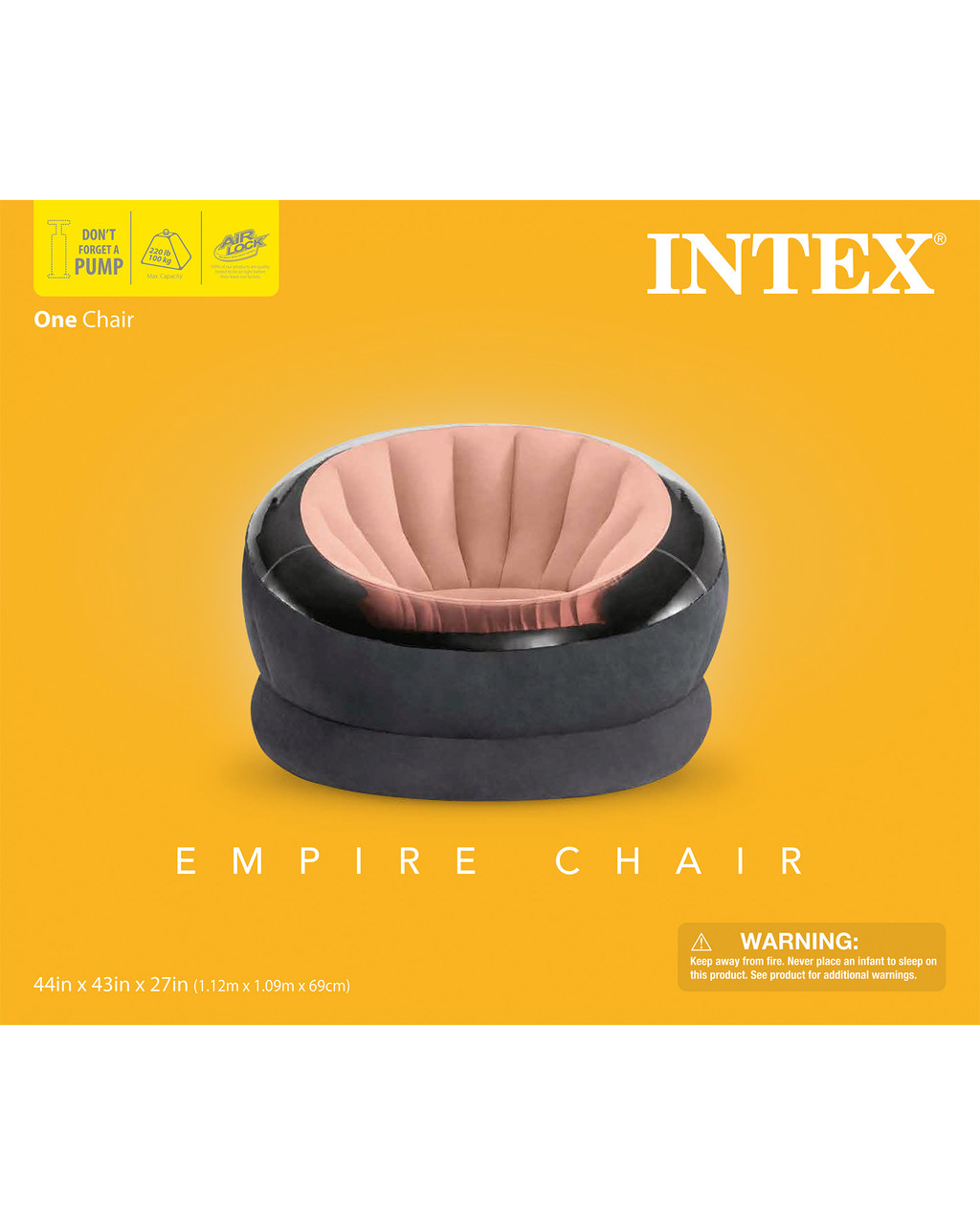 INTEX EMPIRE CHAIR Assortment grün 66582NP