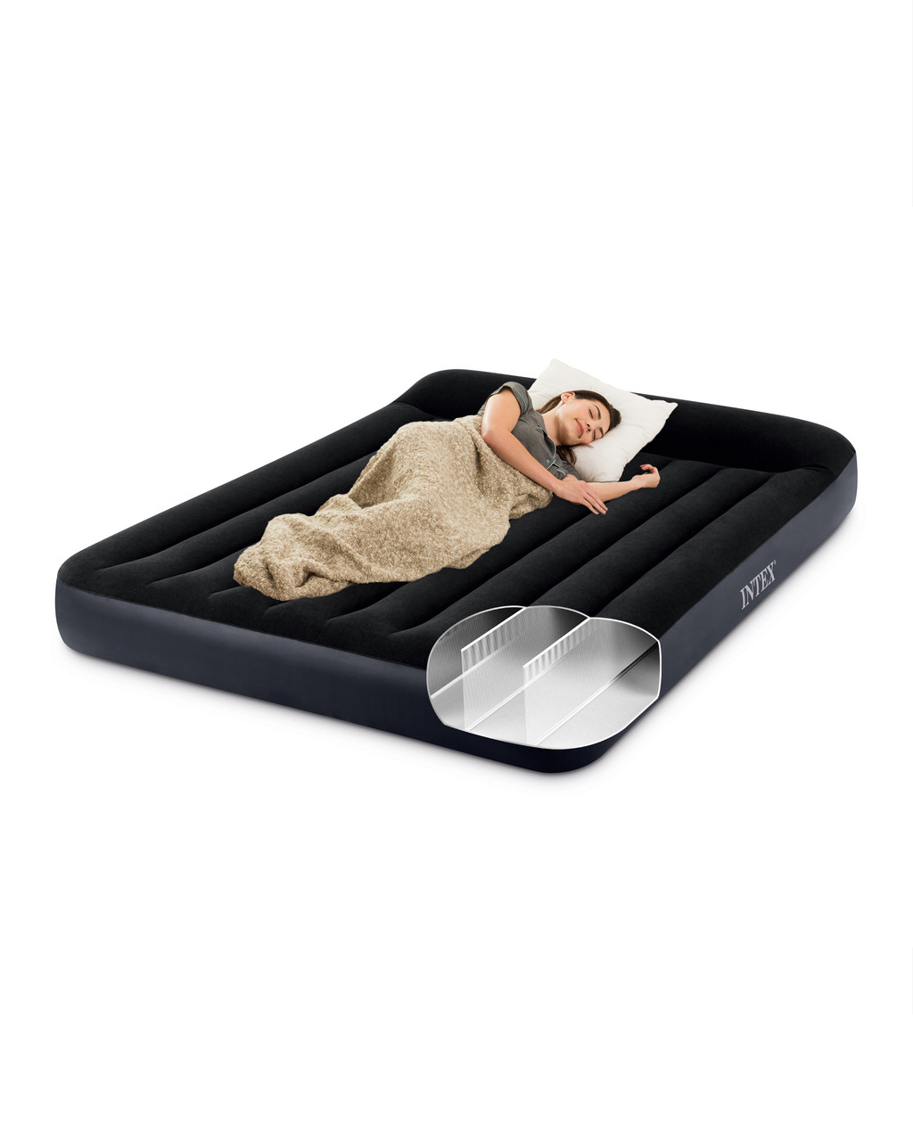 Colchón Hinchable Intex Dura-beam Standard Pillow Rest - 99x191x42