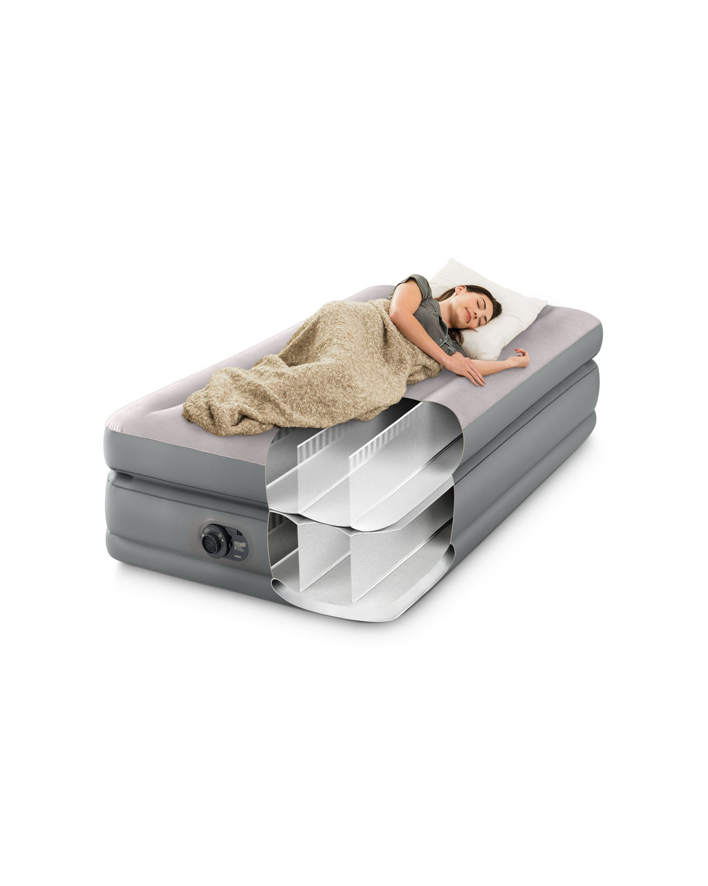 INTEX Dura-Beam® Plus Prime Comfort Air Mattress 20