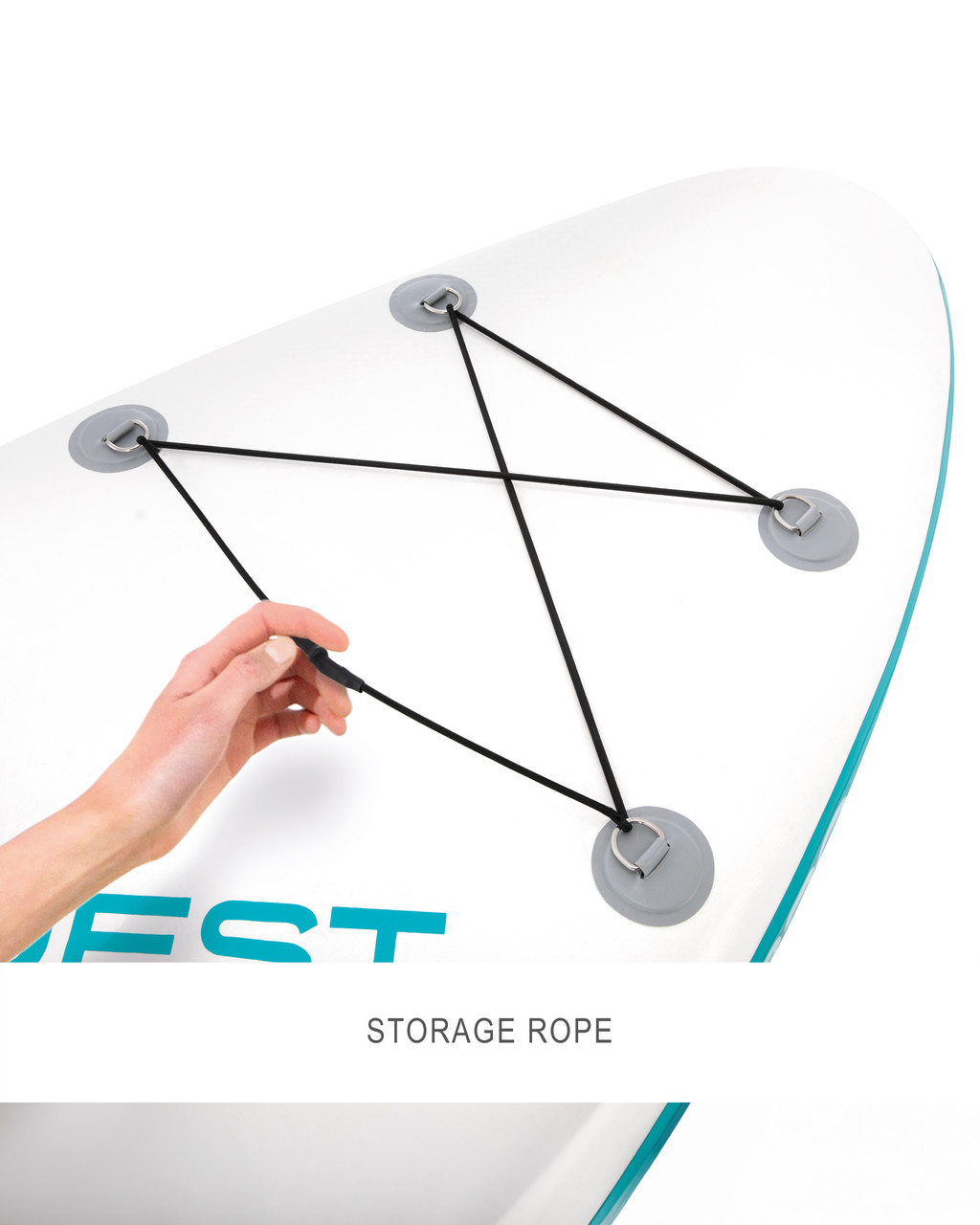 8' AquaQuest® 240 Inflatable Paddle Board Package