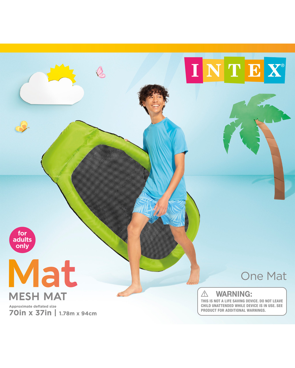 INTEX Mesh Pool Lounge Mat