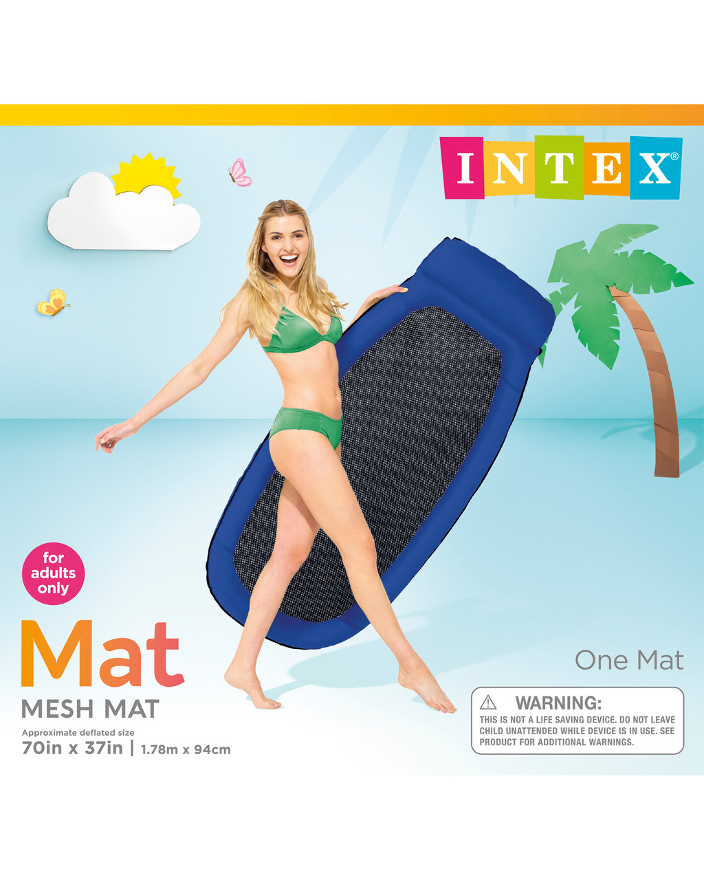 INTEX Mesh Pool Lounge Mat