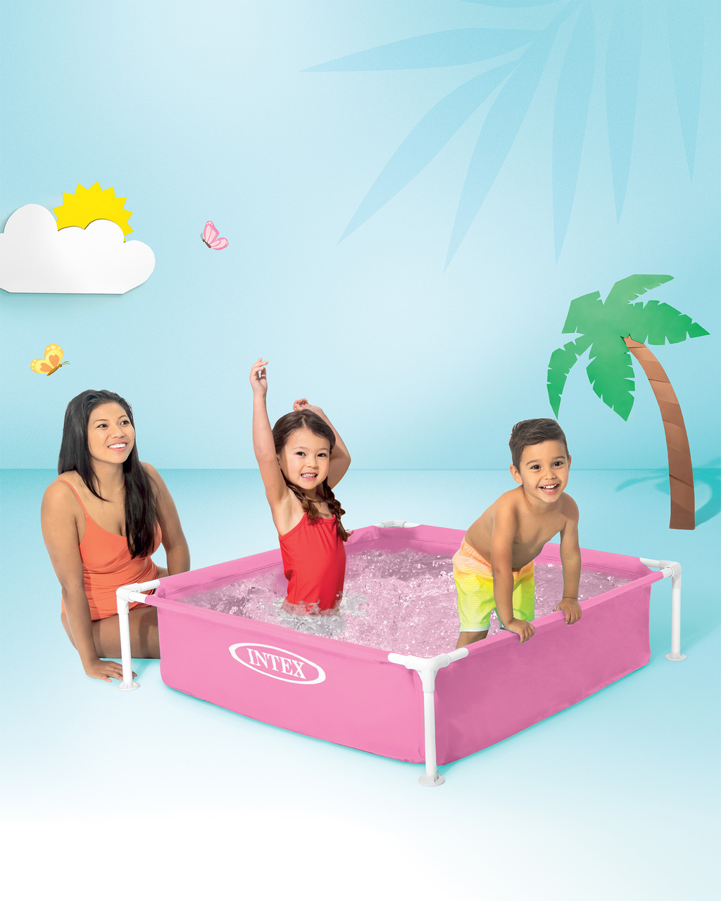 Pink Mini Above Ground Pool - 48" 48" x 12"