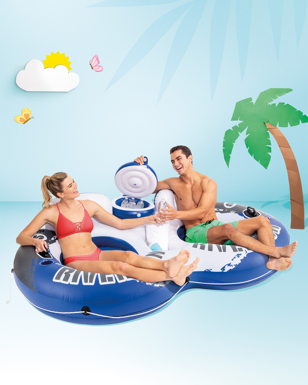 INTEX River Run™ 2 Inflatable Floating Lake Tube