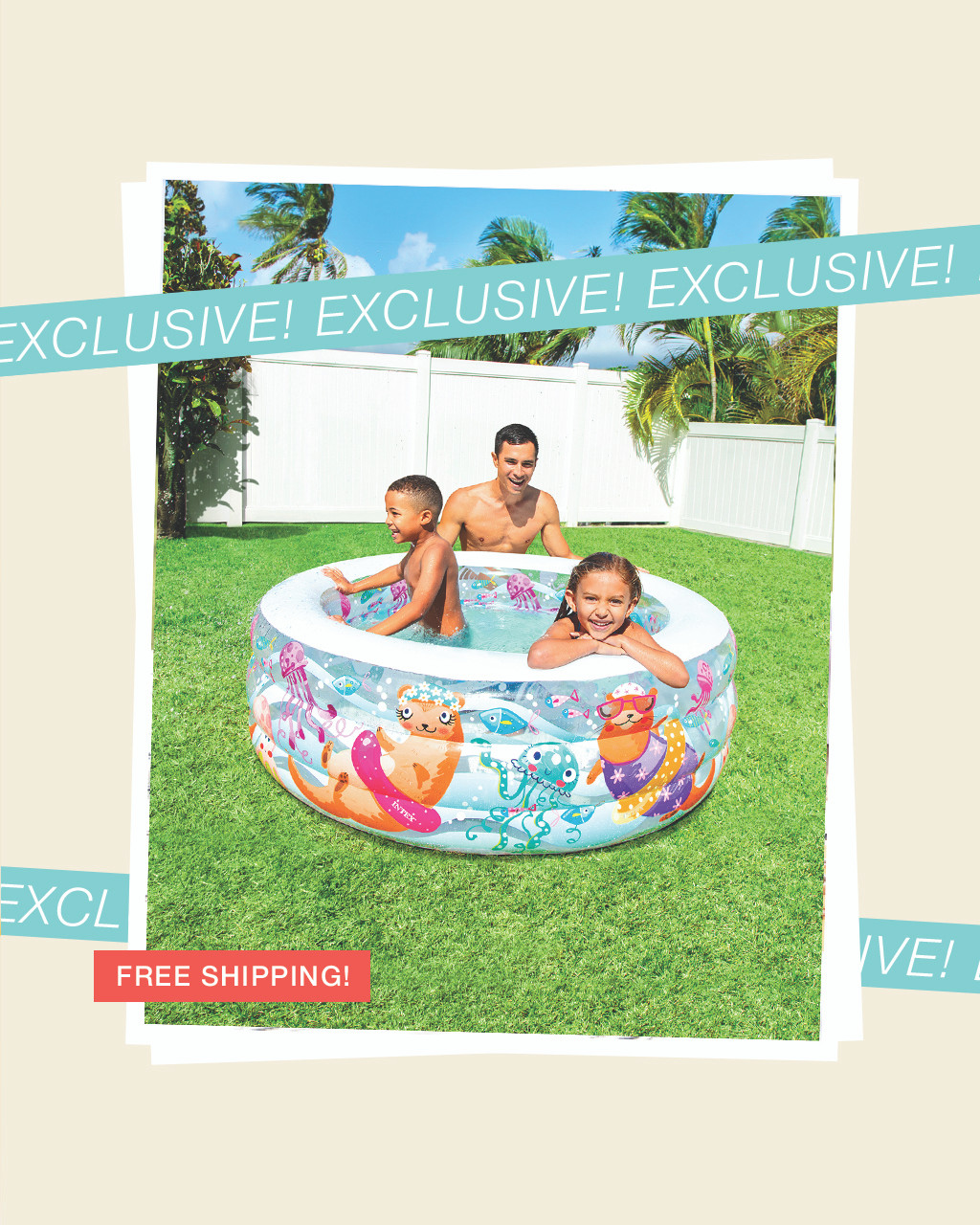 SMALL POOLS スモールプール Amazon.com: Active Metal Frame Pool, Plastic Framed Small