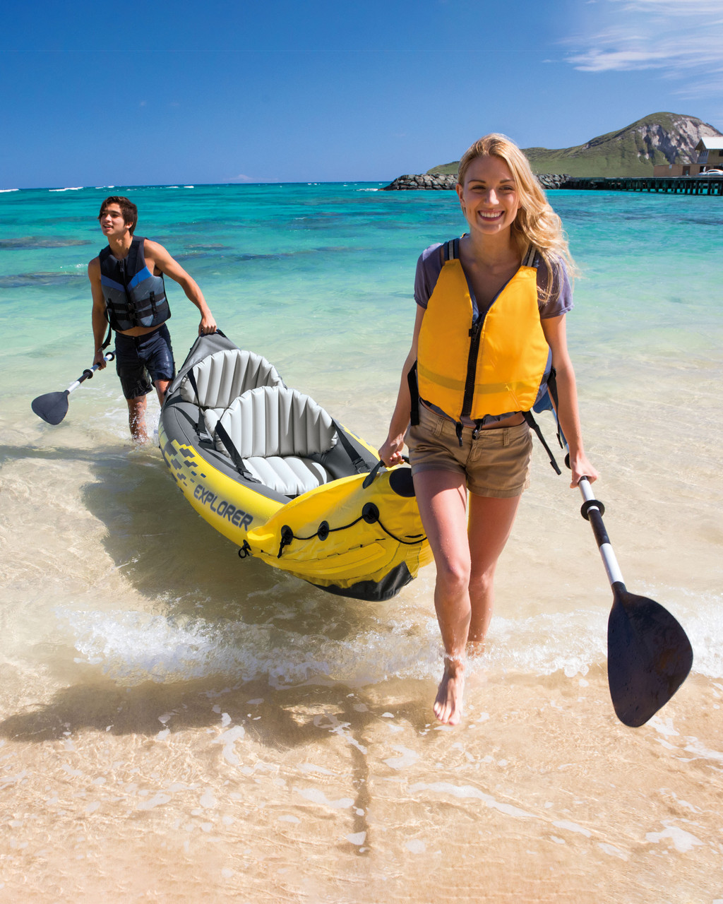 INTEX Explorer™ K2 Inflatable Kayak - 2 Person