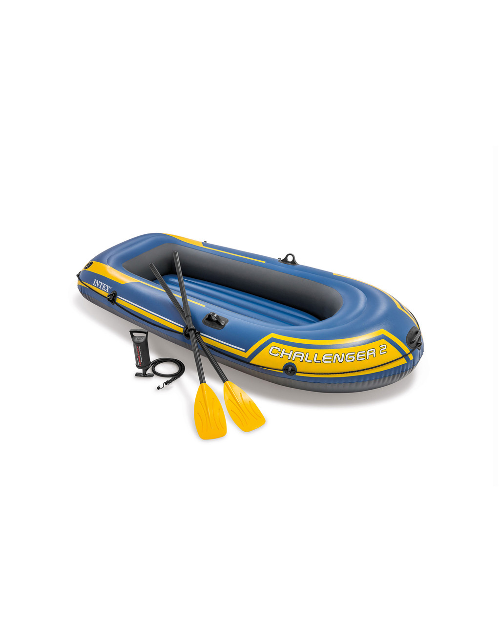 INTEX Challenger2 大人２人用ボート オール&amp;ポンプのセット Amazon.co.jp: Intex Challenger 2 空気注入式 2人用