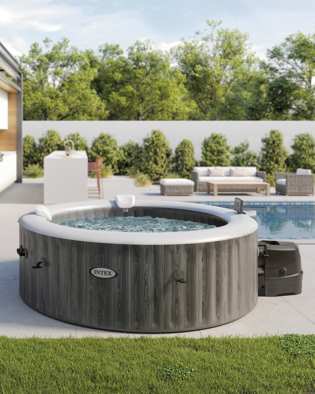 Person Intex Spa Pool Person Inflatable Jacuzzi Intex Spa Intex