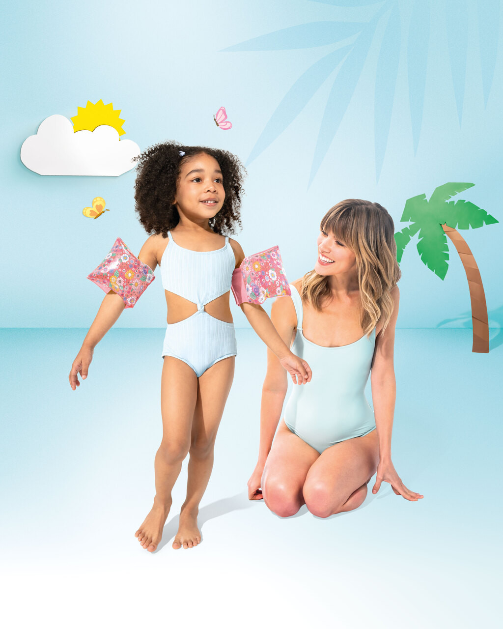 Sweet Blossom Inflatable Arm Band Floaties