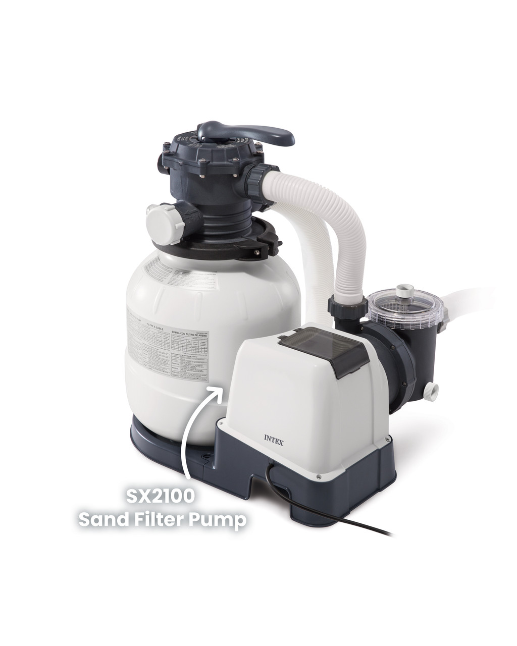INTEX SX2100 Krystal Clear Sand Filter Pump - 2100 GPH with WiFi