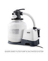 Krystal Clear™ Sand Filter Pump & Saltwater Pool Chlorine System - 15,000 Gal