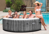 PureSpa™ Greywood Deluxe Inflatable Hot Tub Set - 6 Person