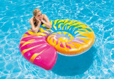 Rainbow Seashell Inflatable Pool Float