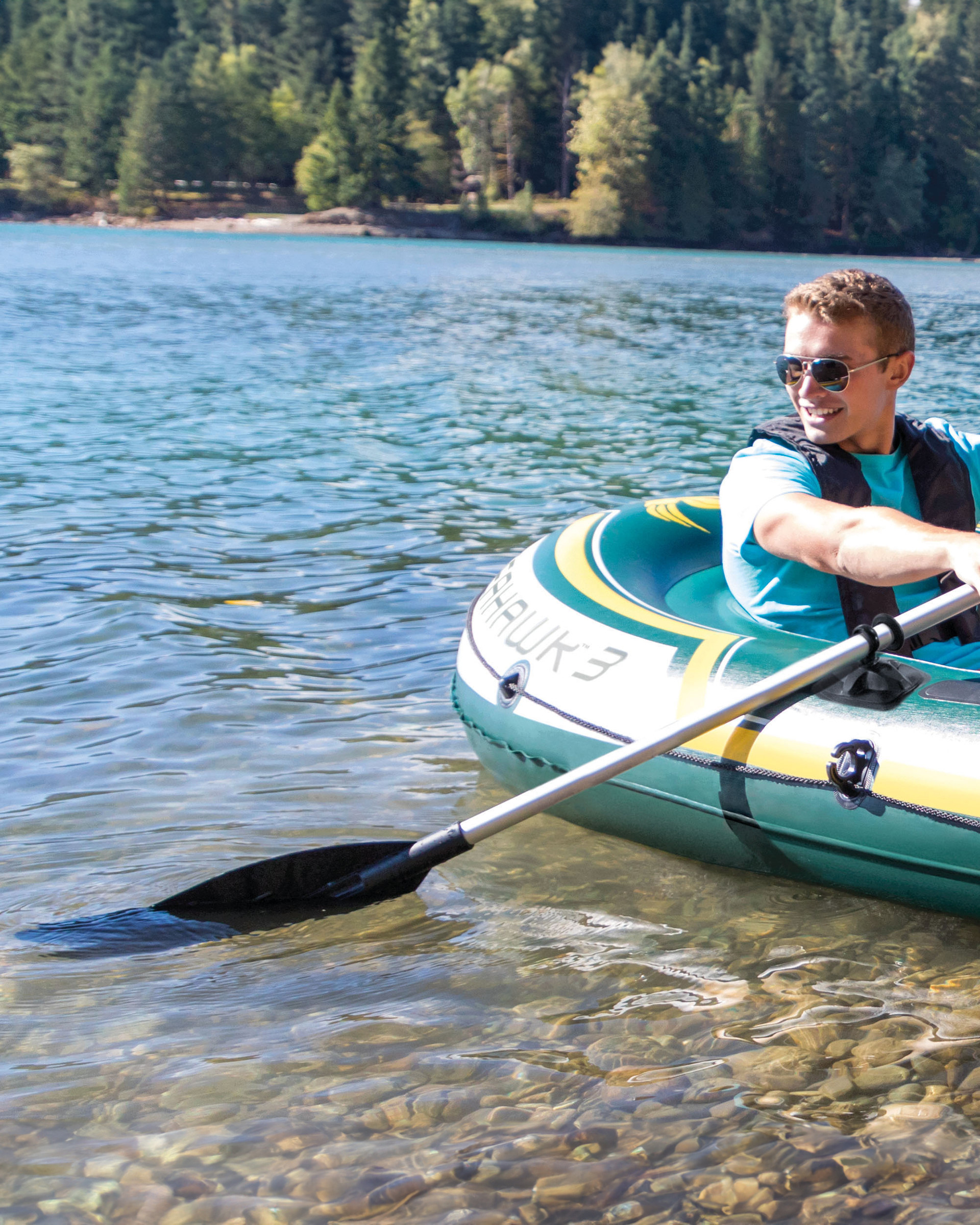 INTEX Seahawk™ 3 Inflatable Boat Set - 3 Person