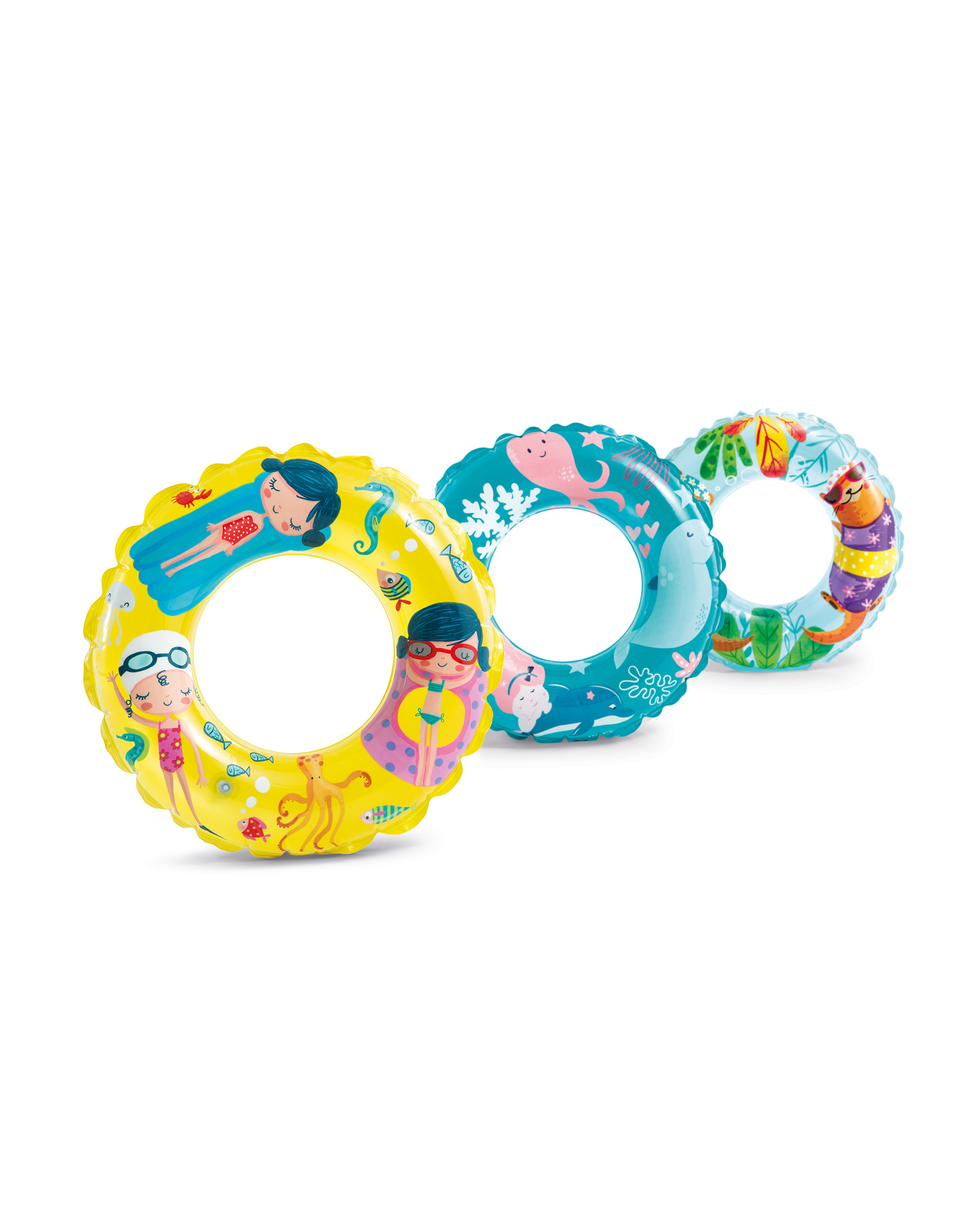 INTEX Transparent Inflatable Swim Rings